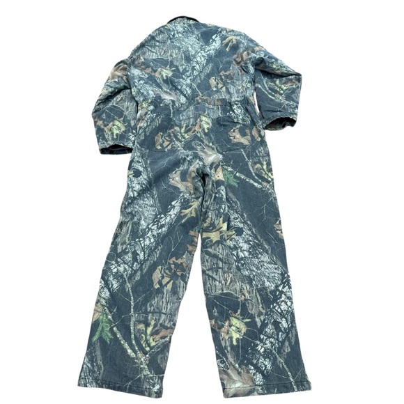 Vintage Mossy Oak Camouflage Coveralls 1pc Hunting Suit Camo Full Foliage XL - Picture 3 of 15